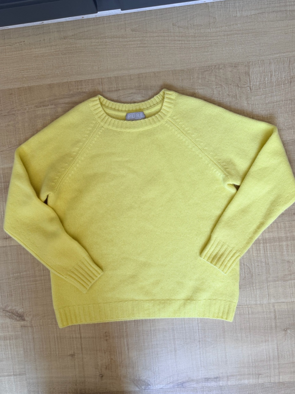Pure Collection Sunflower Yellow Crewneck Sweater size 2